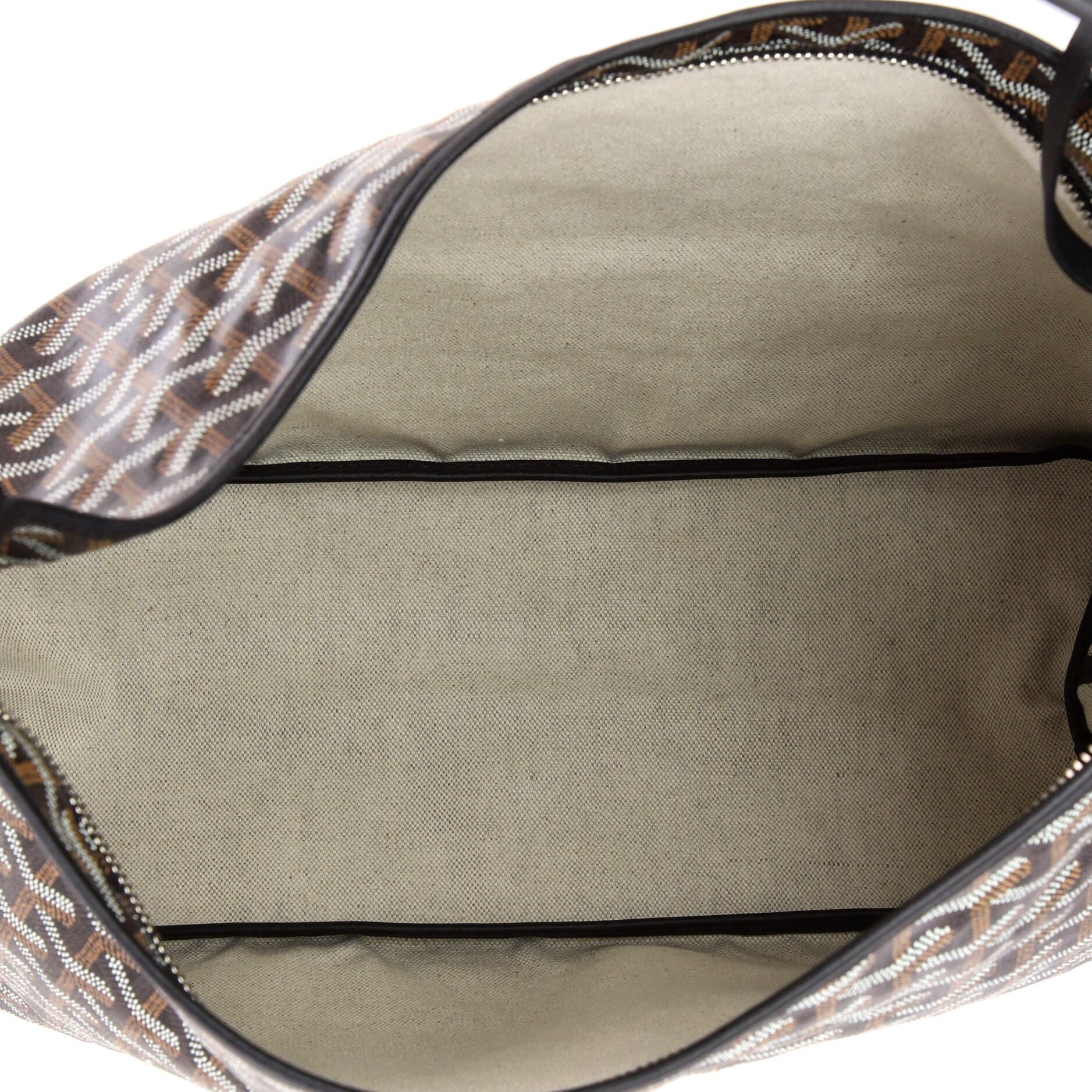 Pre-Owned Goyard Boheme Hobo Coated Canvas, Alternate, color, Black