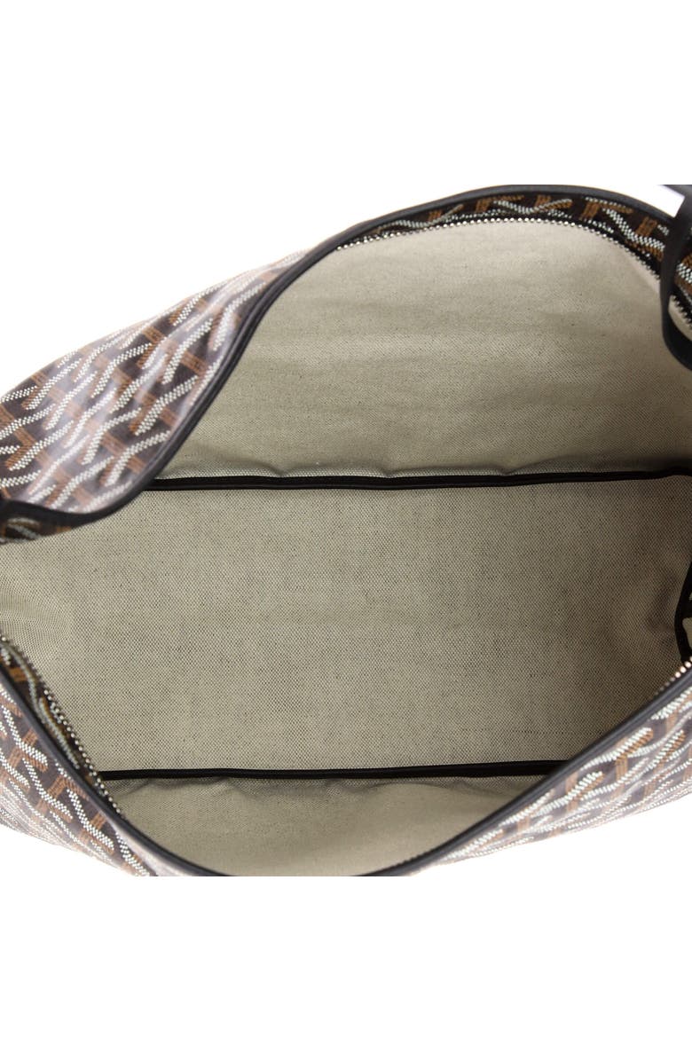 Pre-Owned Goyard Boheme Hobo Coated Canvas, Alternate, color, Black