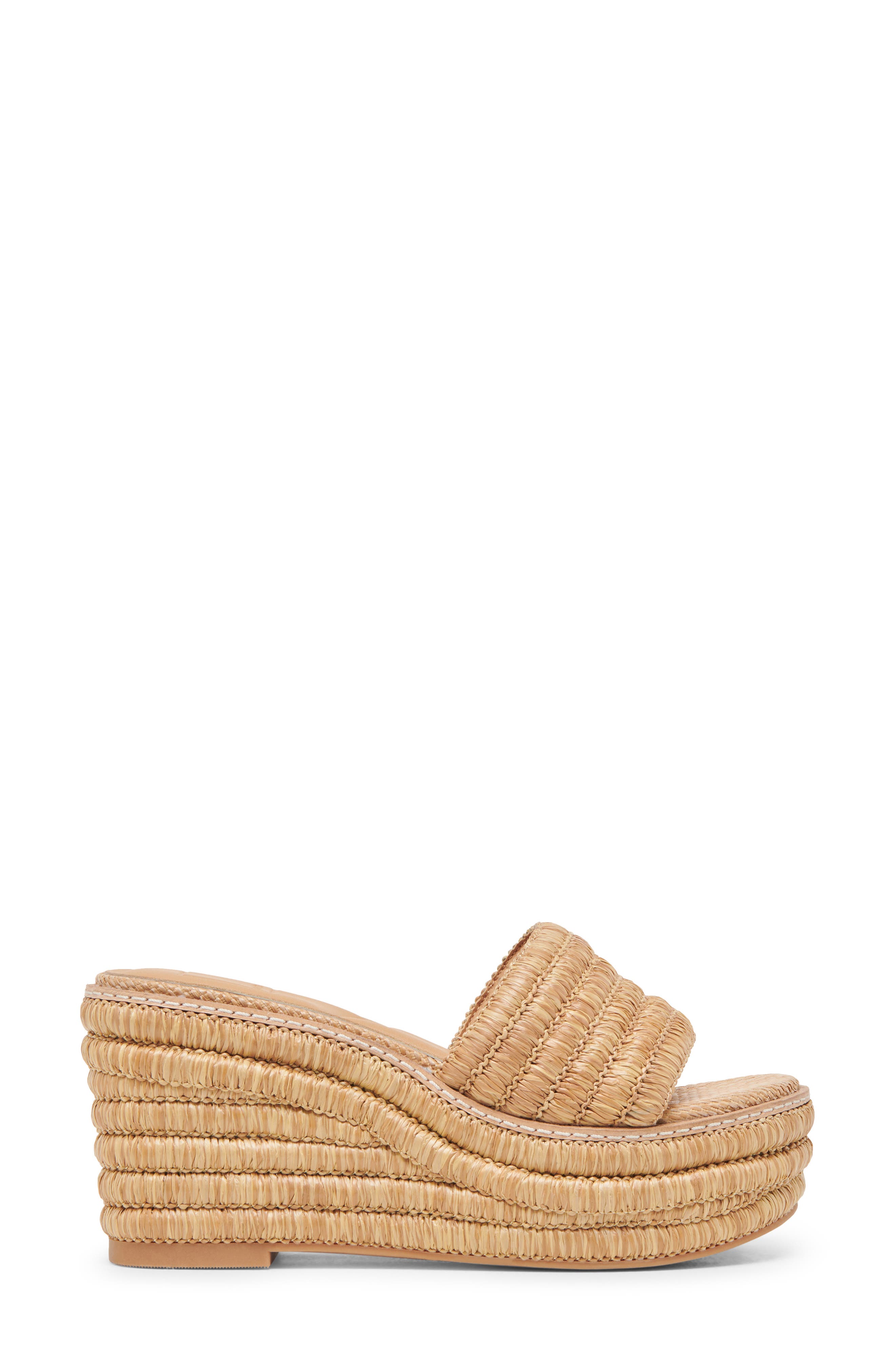 Throne Platform Wedge Sandal, Alternate, color, LIGHT NATURAL