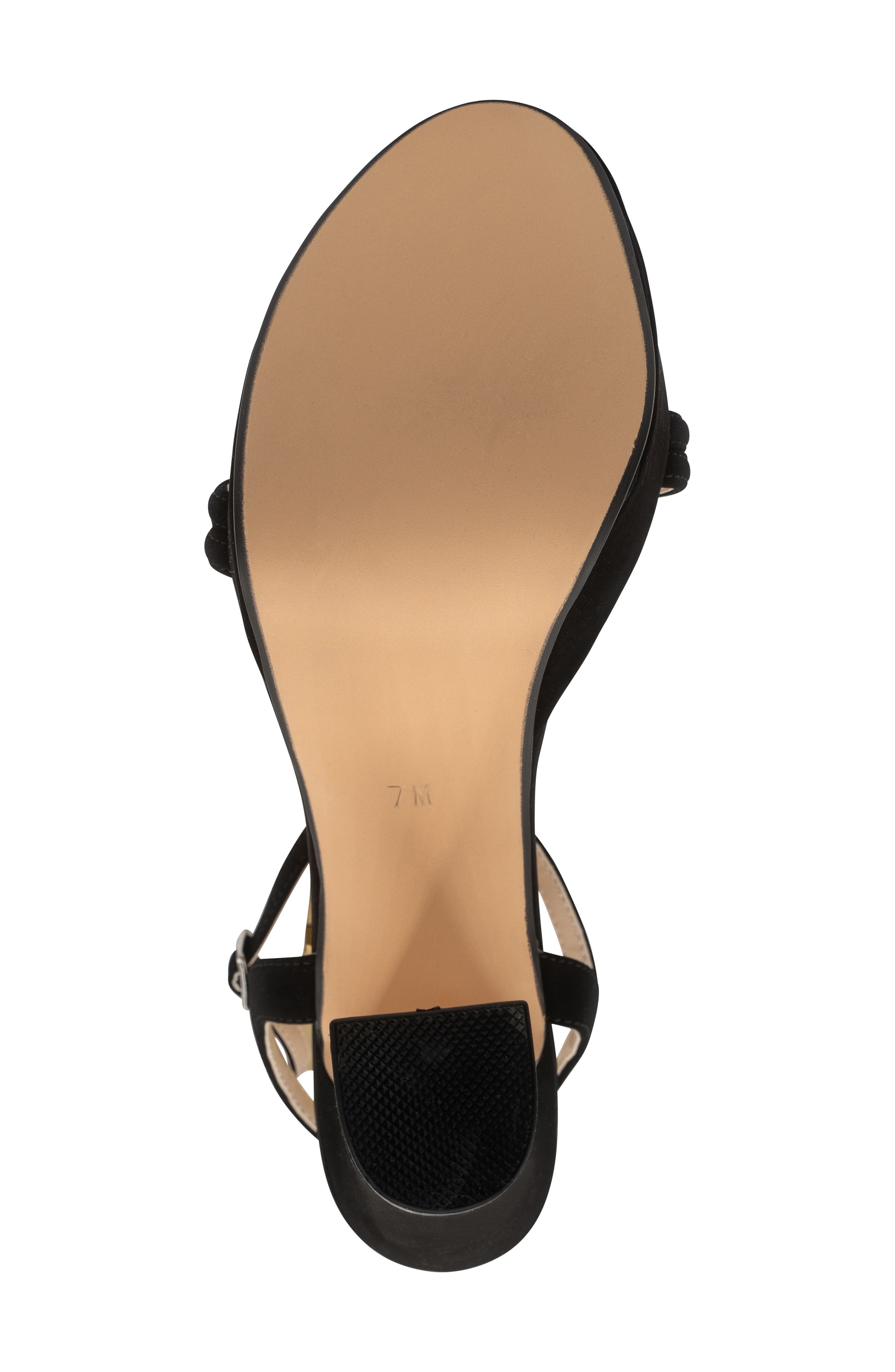 Touch Ups Natalia Ankle Strap Platform Sandal, Alternate, color, Black