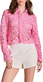 Endless Rose Lace Crop Shirt