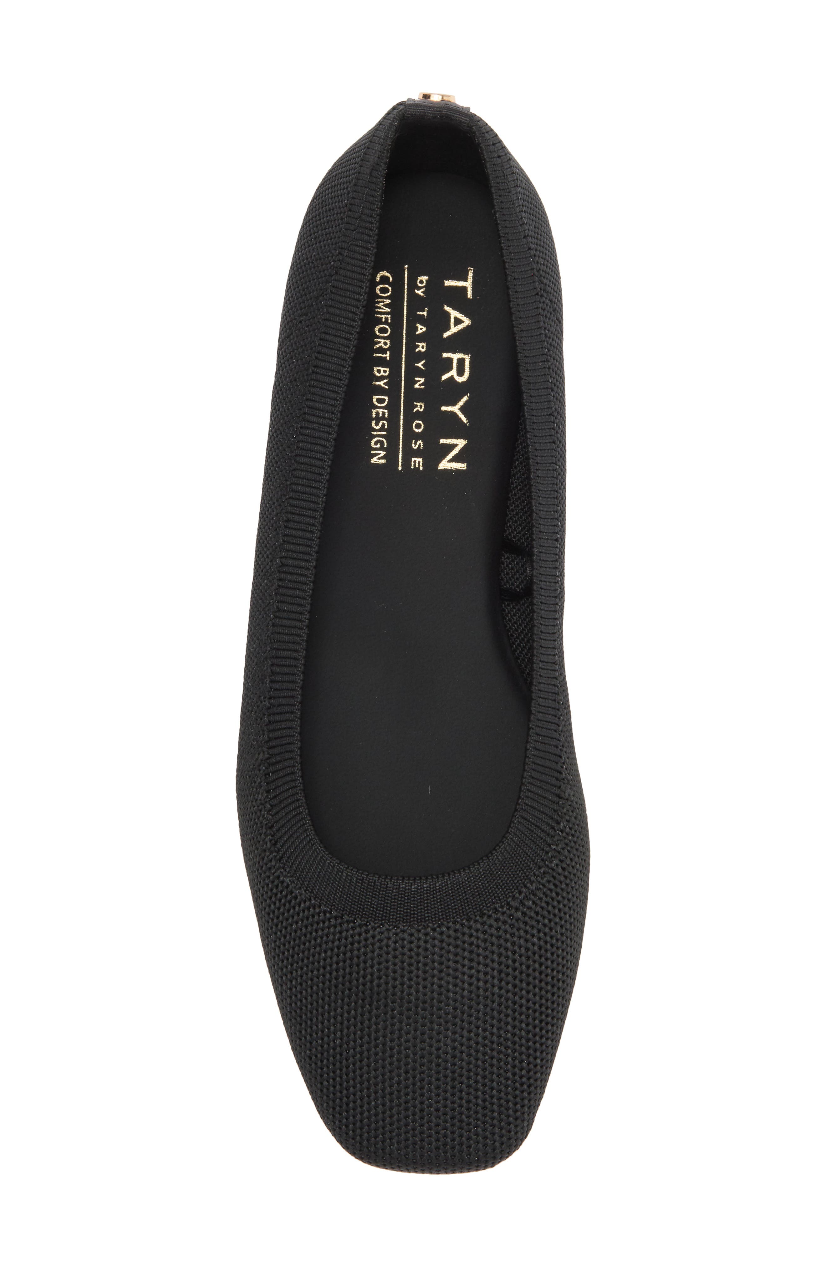Taryn Rose Knit Flat, Alternate, color, 