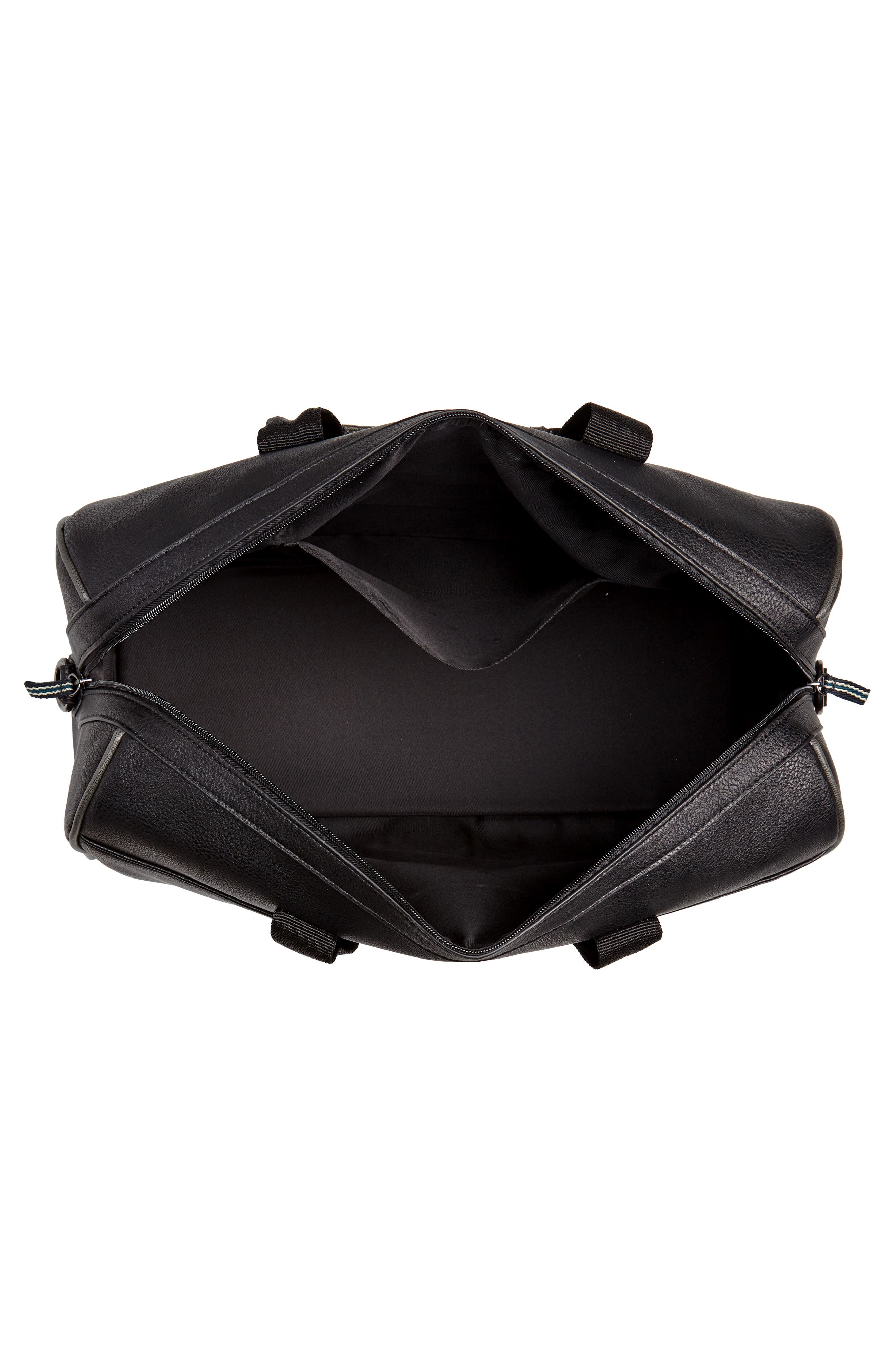 Ted Baker London Berman Faux Leather Duffel Bag, Alternate, color, 