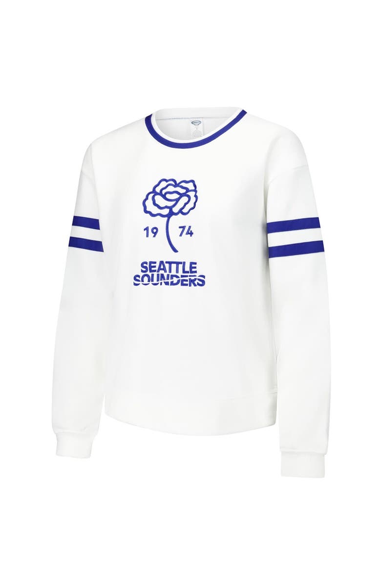 CONCEPTS SPORT Women's Concepts Sport White Seattle Sounders FC Borough Long Sleeve Top, Alternate, color, White