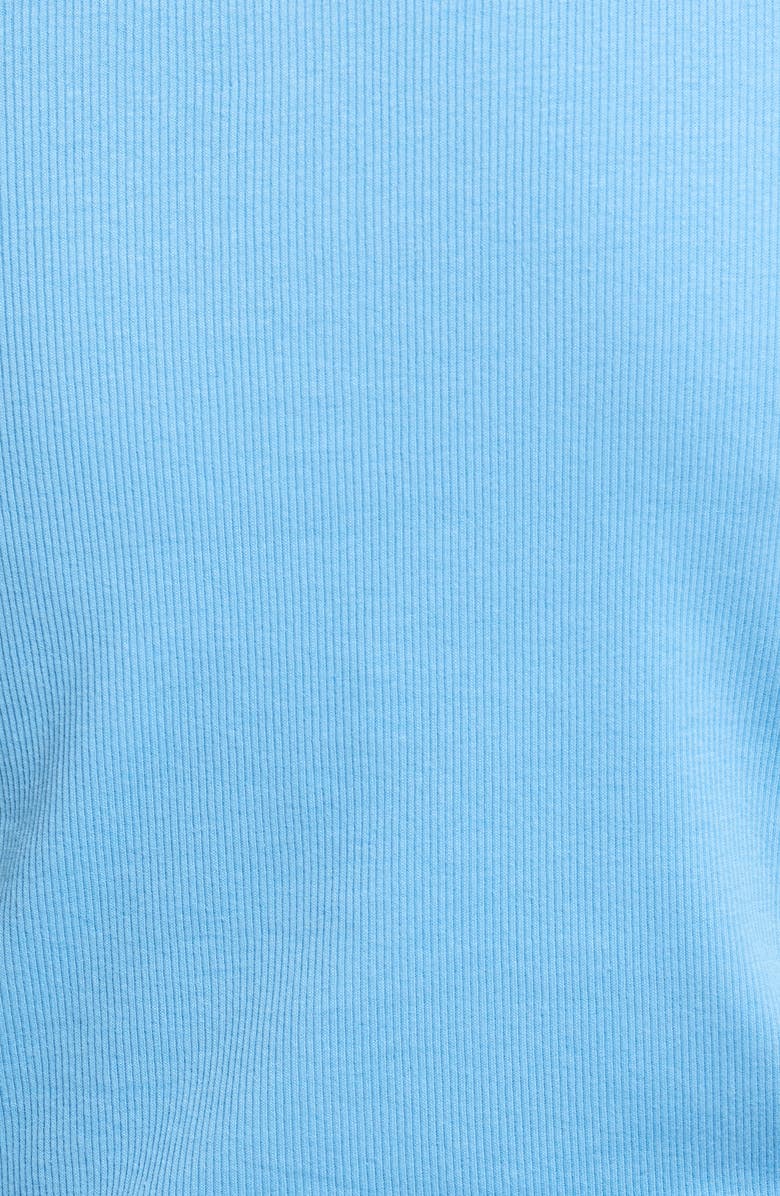 VERO MODA Ava Crop Ribbed Stretch Cotton Polo, Alternate, color, 