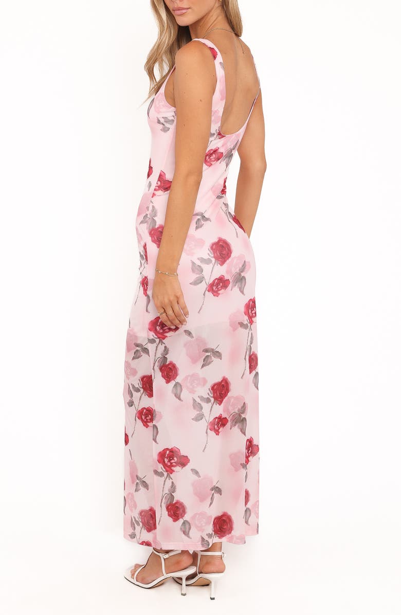 Petal & Pup Brissa Floral Print Sleeveless Dress, Alternate, color, Pink Floral