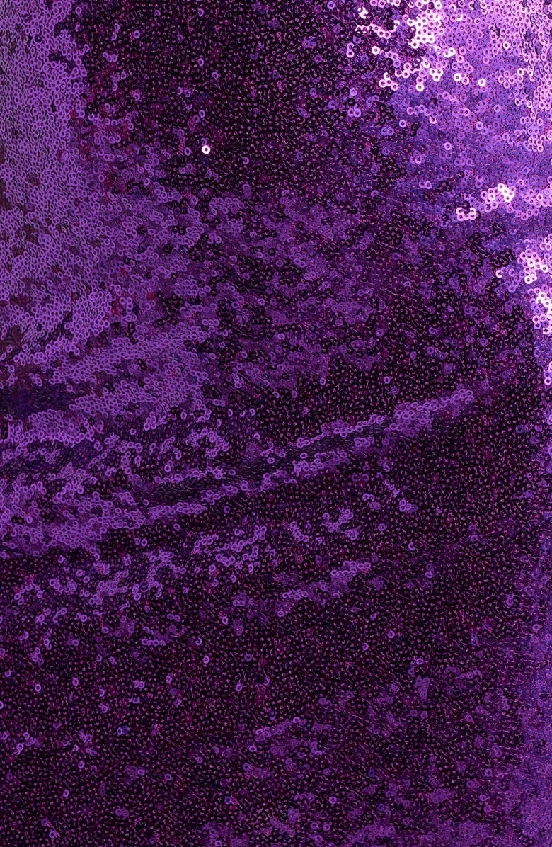 Emerald Sundae Sequin Minidress, Alternate, color, Violet