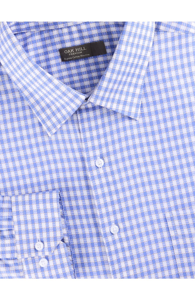 Oak Hill Premium by DXL Check Dress Shirt, Alternate, color, 