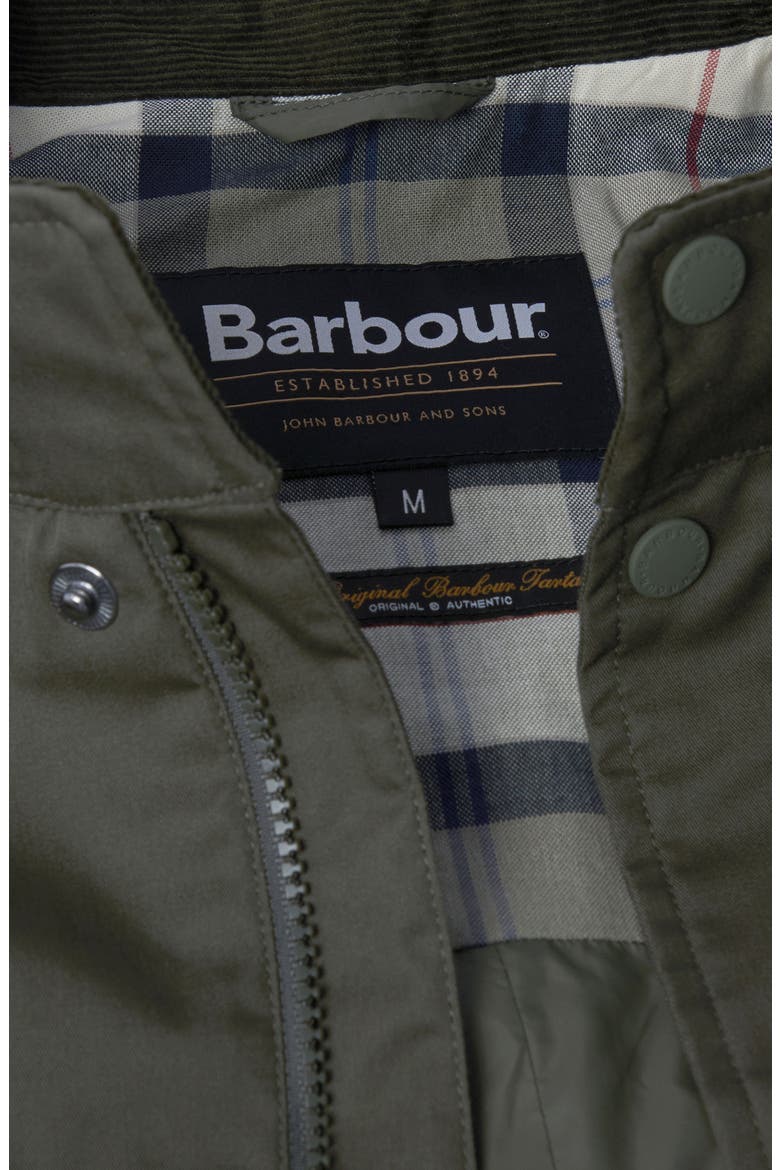 Chelsea Waterproof Twill Jacket, Alternate, color, UNIFORM GREEN/BLEACH