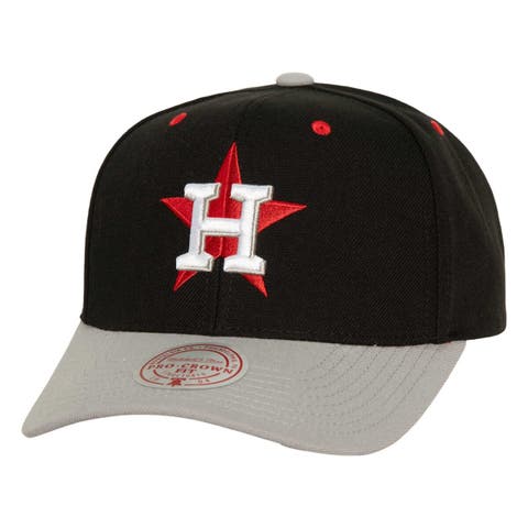 Men's Mitchell & Ness Black Houston Astros Bred Pro Adjustable Hat