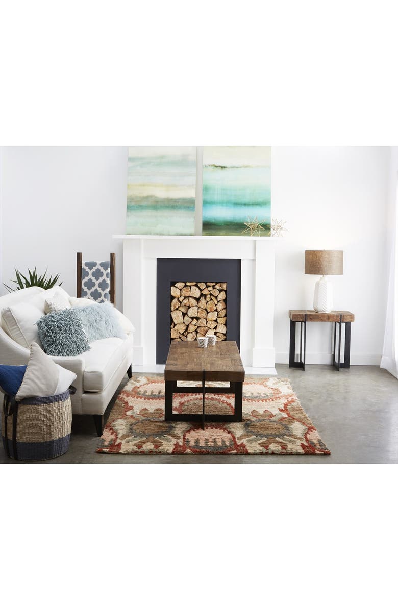 Mina Victory Genuine Tibetan Shearling Pillow, Alternate, color, 