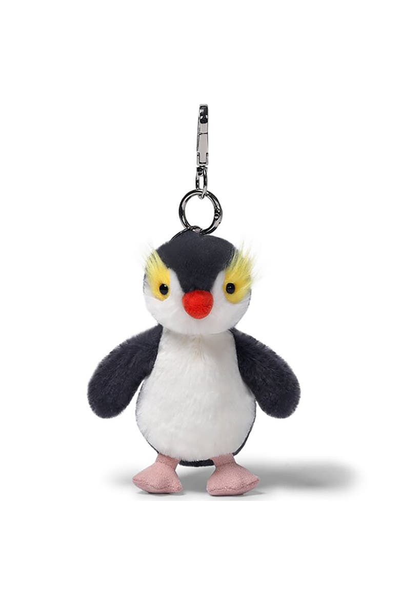 Plush Bag Charm Macaroni Penguin, Alternate, color, Multicolored