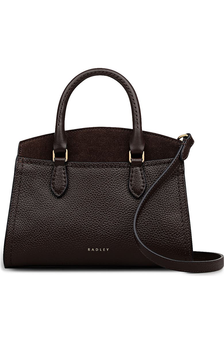 Radley Mini Portland Way Zip Tote Bag, Main, color, Dark Oak