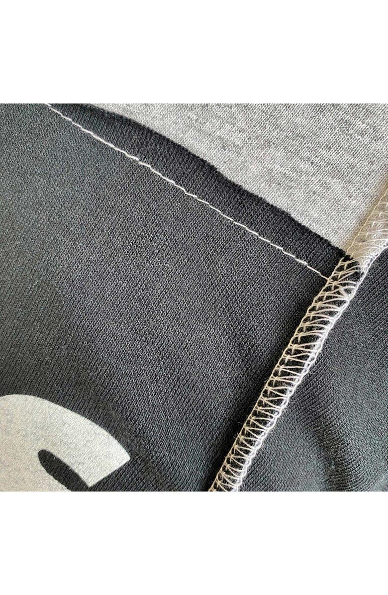 REFRIED APPAREL Men's Refried Apparel Heather Gray Las Vegas Raiders Sustainable Split T-Shirt, Alternate, color, Heather Gray