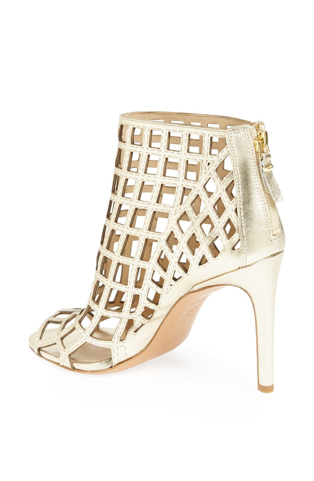 'Elenora' Cage Bootie, Alternate, color, PLATINUM