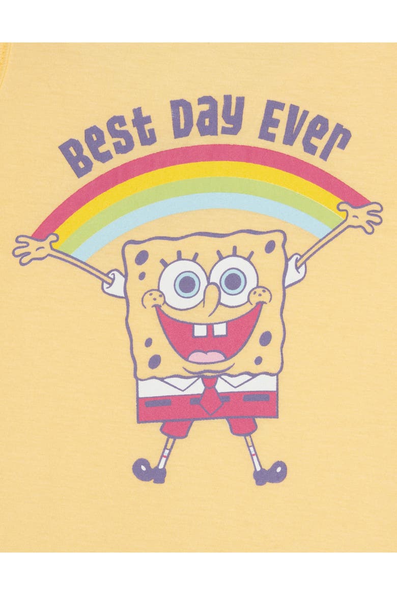 2-Piece Tank Top and Mesh Shorts Set, Alternate, color, SpongeBob Yellow