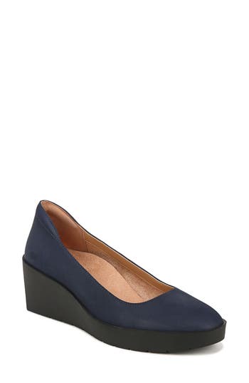 Vionic Sereno Wedge Pump In Blue