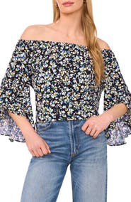 Vince Camuto Off the Shoulder Flutter Sleeve Top
