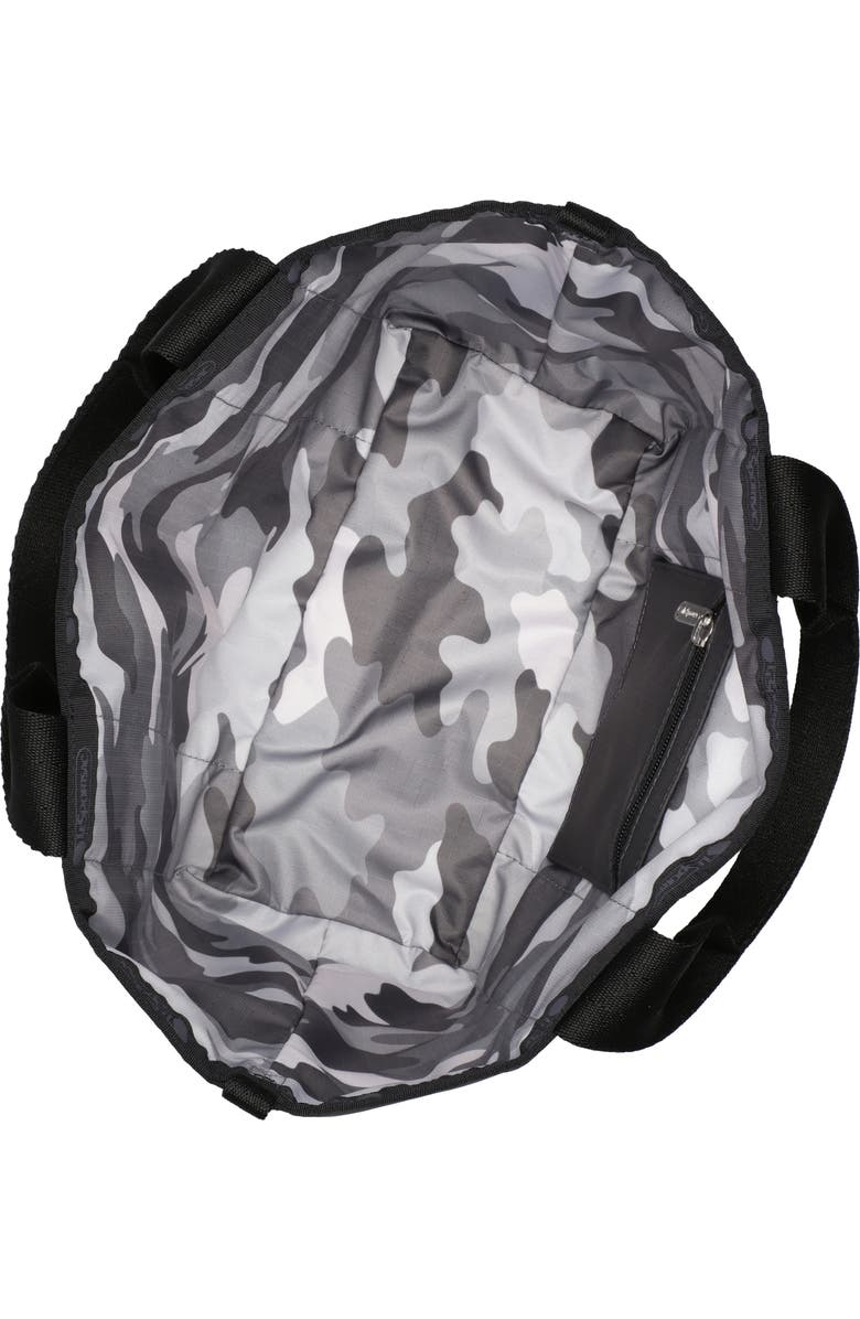 LeSportsac Small Reversible Pocket Tote Bag, Alternate, color, 2 Way Gray Camo/ Thunder