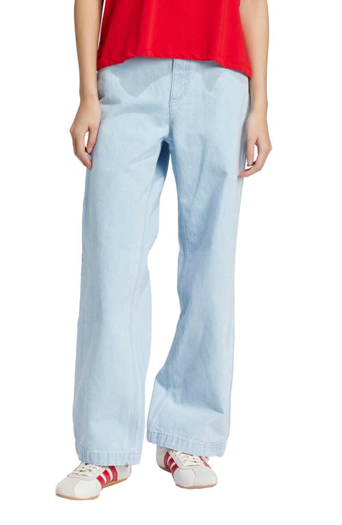 ADIDAS ORIGINALS ADIDAS ORIGINALS PREMIUM ESSENTIALS WIDE LEG JEANS