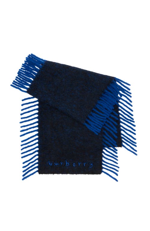 Burberry Alpaca Wool Blend Happy Scarf In Multi