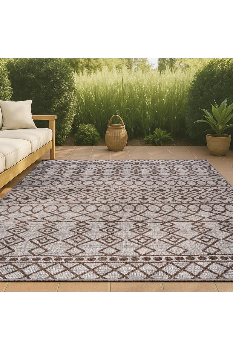 Kafel  Bohemian Indoor/Outdoor Area Rug, Alternate, color, Beige/Brown