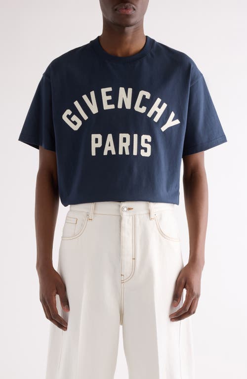 Givenchy Logo T-shirt In Blue