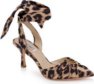 Badgley Mischka Collection Vania Ankle Wrap Pointed Toe Pump