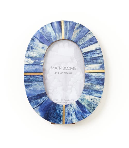 Matr Boomie Artemis Oval 4x6 Picture Frame In Blue