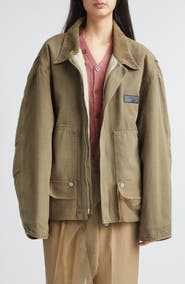 Magliano Cantiere Sheer Pocket Cotton Canvas Jacket