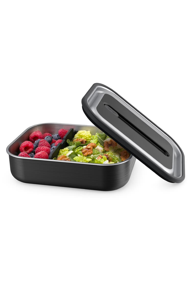 Stainless Steel Lunch Box - Carbon Black, Alternate, color, CARBON BLACK