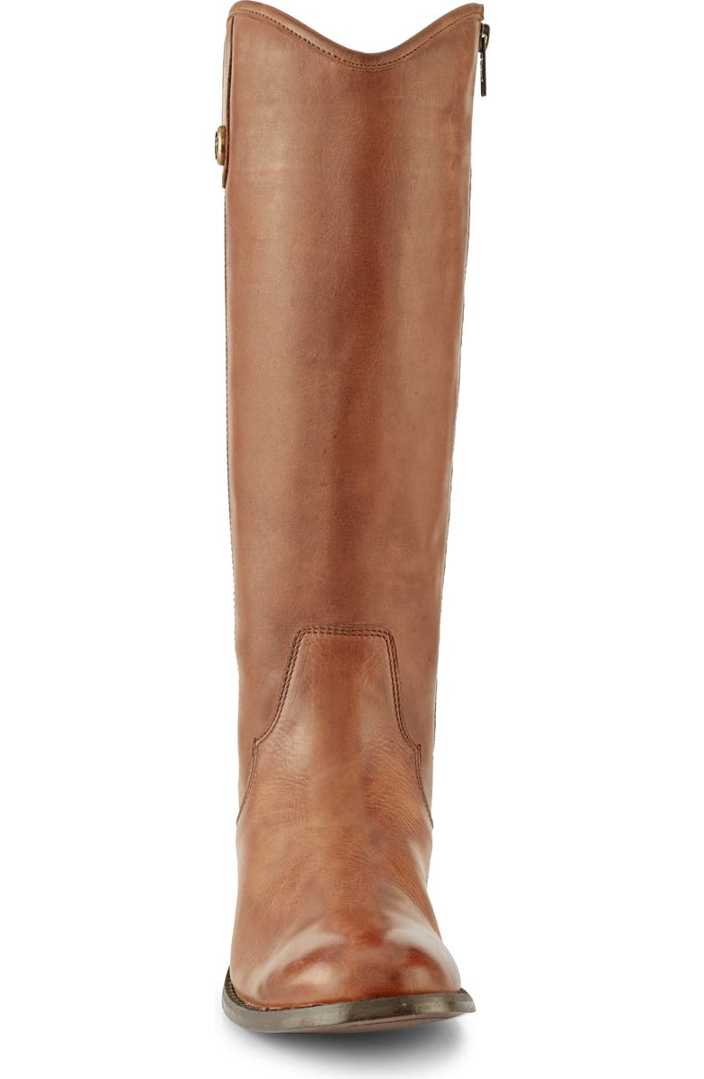 Frye Marissa Medallion Inside Zip Tall Boot, Alternate, color, Cognac