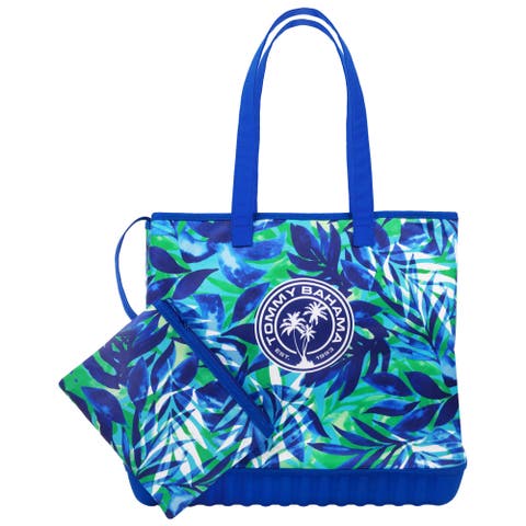 Patch Water-Repellant Tote Bag with Pouch