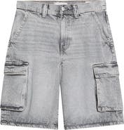 PacSun Peter Extreme Baggy Denim Cargo Shorts