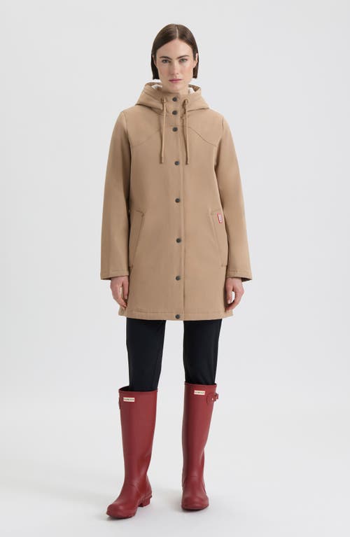 Hunter Billy Hooded Raincoat In Nude