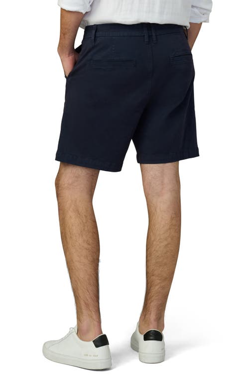 Joe's Palmer Stretch Twill Shorts In Night Sky