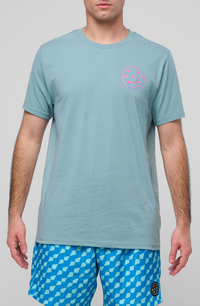 Maui & Sons Rad Cookie Graphic T-Shirt, Main, color, Steel Blue