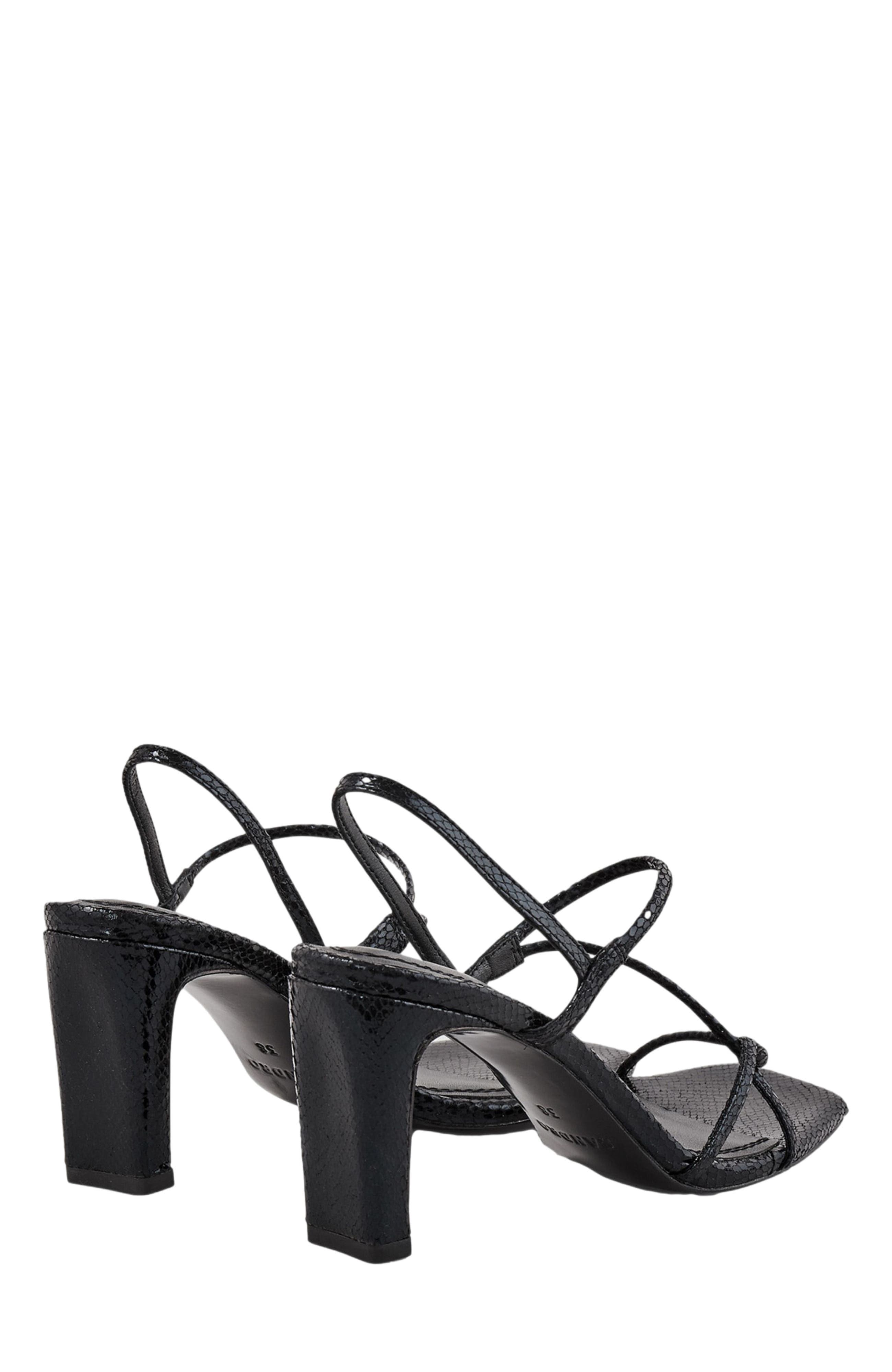 SANDRO Sandals with narrow straps, Alternate, color, Black