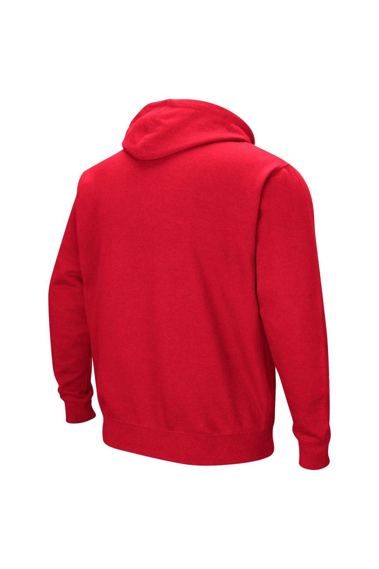 Men's Colosseum Red Utah Utes Sunrise Pullover Hoodie, Alternate, color, Red
