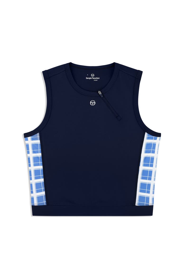 Lara Cropped Top, Alternate, color, MARITIME BLUE