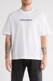 Off-White Chess Move Skate Graphic T-Shirt