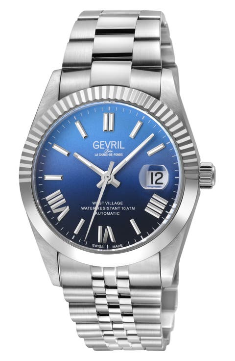 West Village Fusion Elite Automatic Bracelet Watch, 40mm