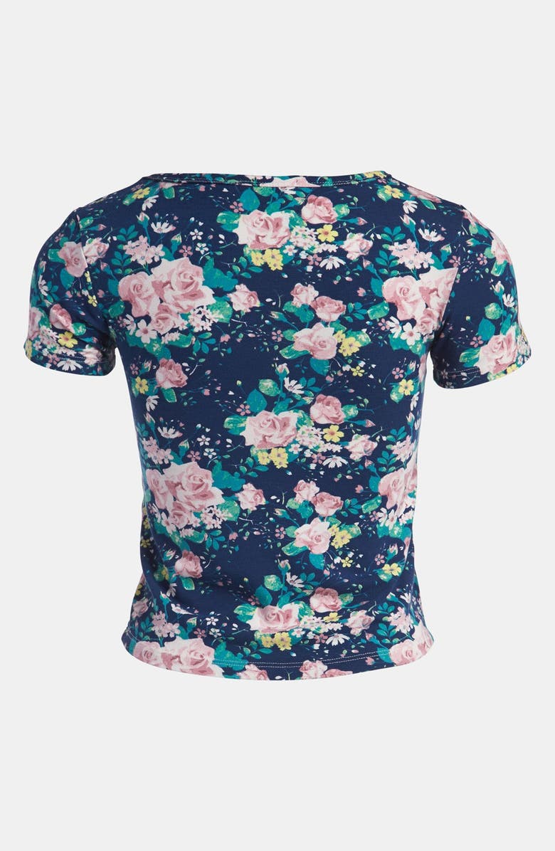 Idlewild Crop Scoop Neck Tee, Alternate, color, 