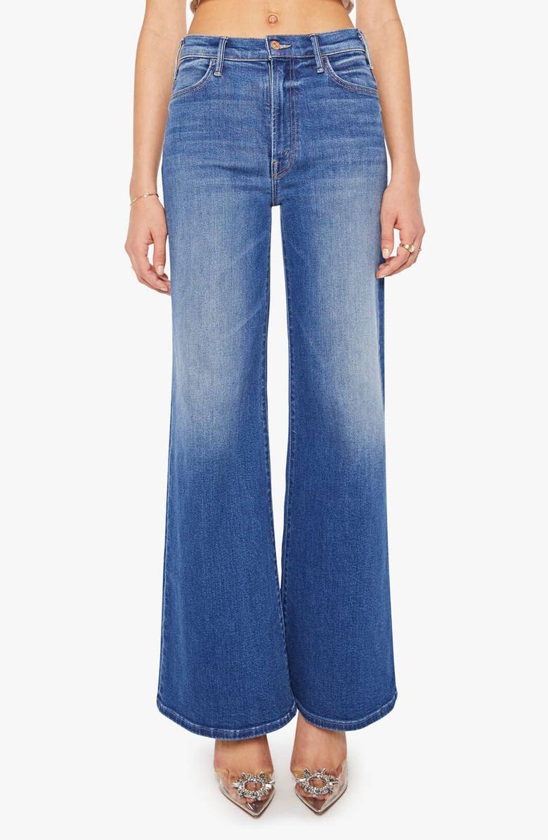 MOTHER The Hustler Roller Sneak Jeans, Main, color,