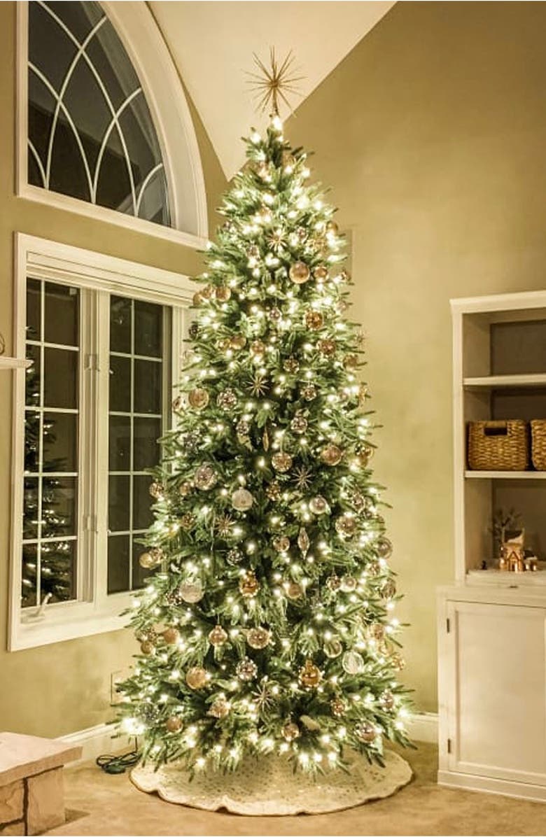 Balsam Hill Silverado Slim Pre-Lit Artificial Tree, Alternate, color, 