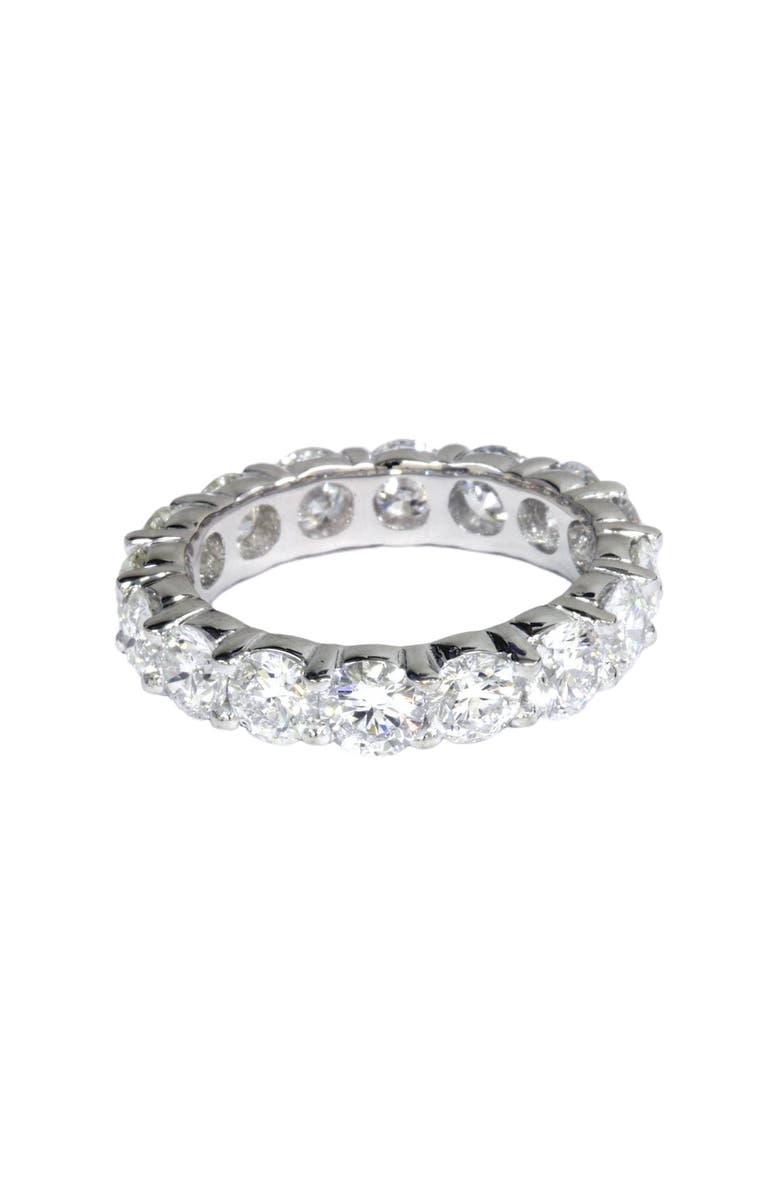 Bliss Diamond 5Ct Diamond Eternity Ring 14k White Gold Lab Grown Women's Stackable Band, Alternate, color, 