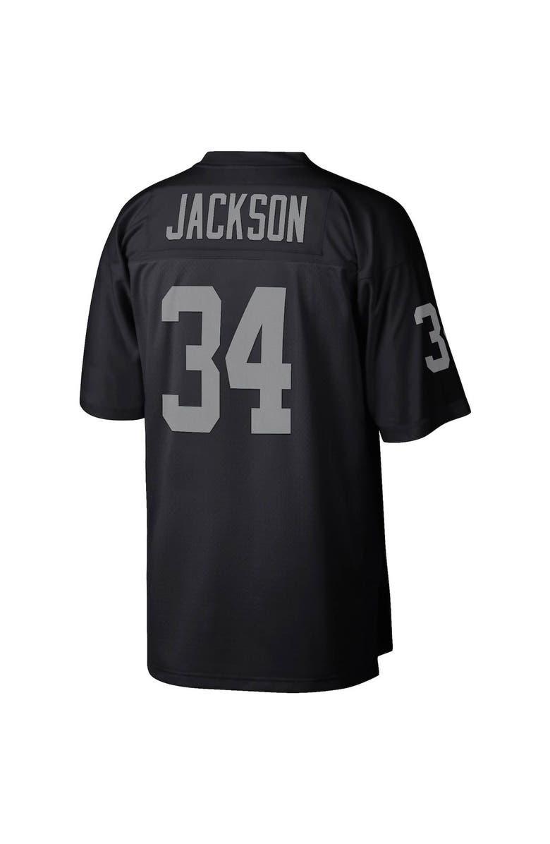 Mitchell & Ness Men's Mitchell & Ness Bo Jackson Black Las Vegas Raiders Legacy Replica Jersey, Alternate, color, Black