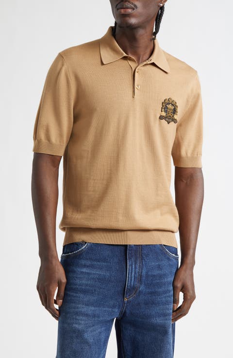 Logo Patch Virgin Wool Polo