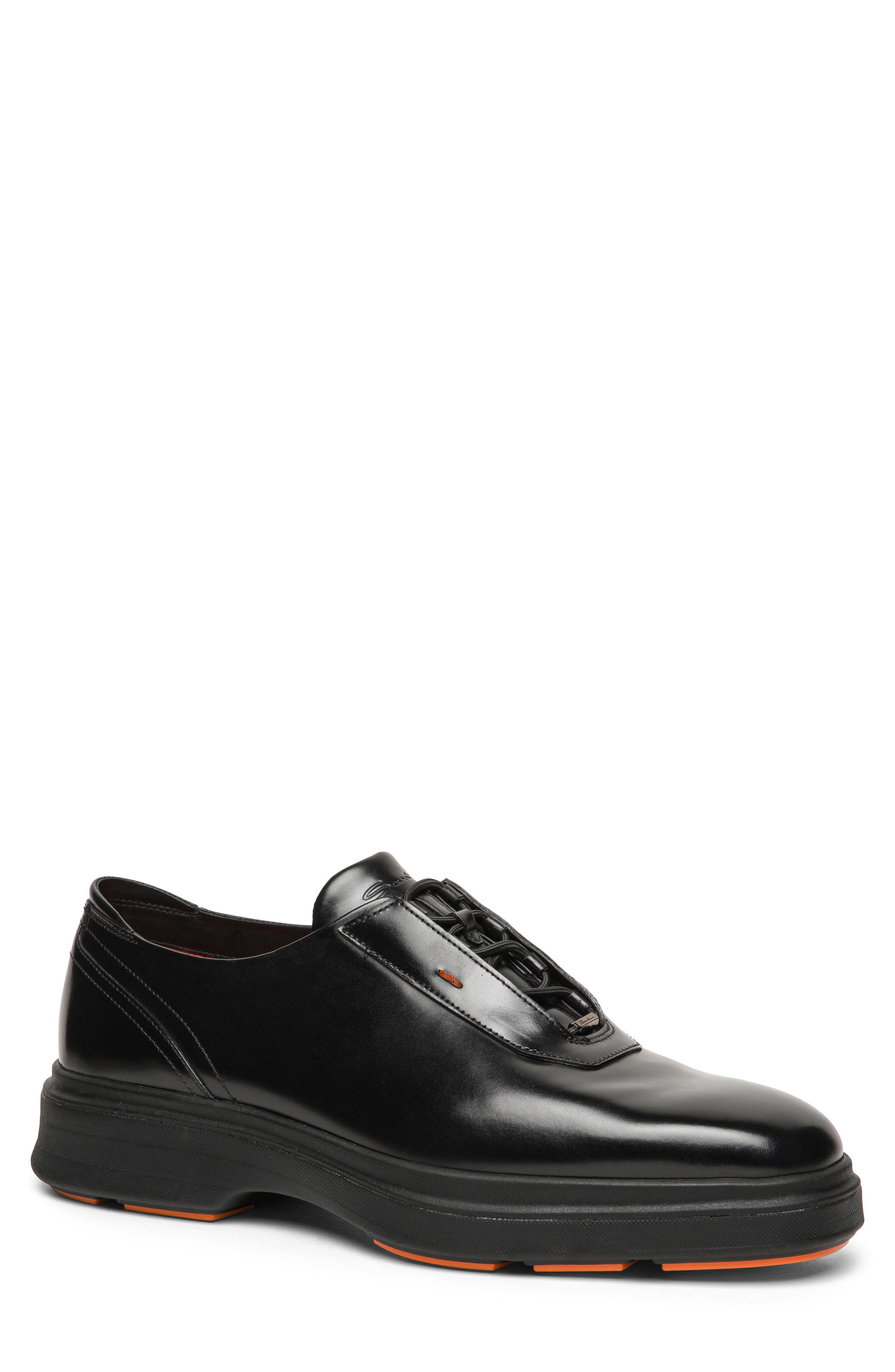 Santoni Easy Nova Derby, Main, color, Black