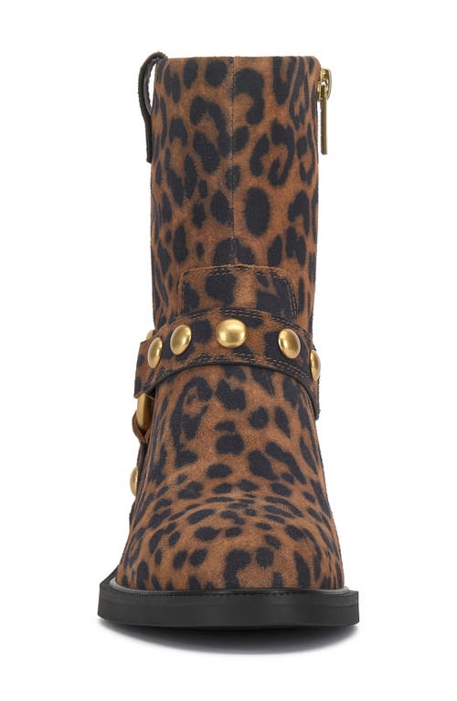 Vince Camuto Amais Moto Boot In Animal Print